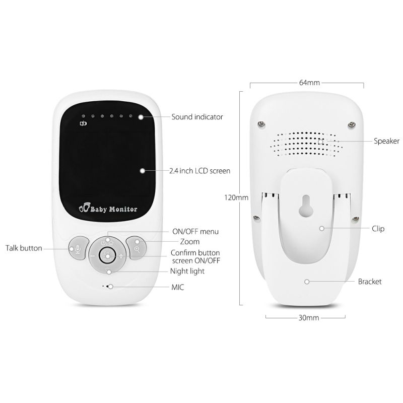 SP880 Bezdrátový Video Baby Monitor s 2.4
