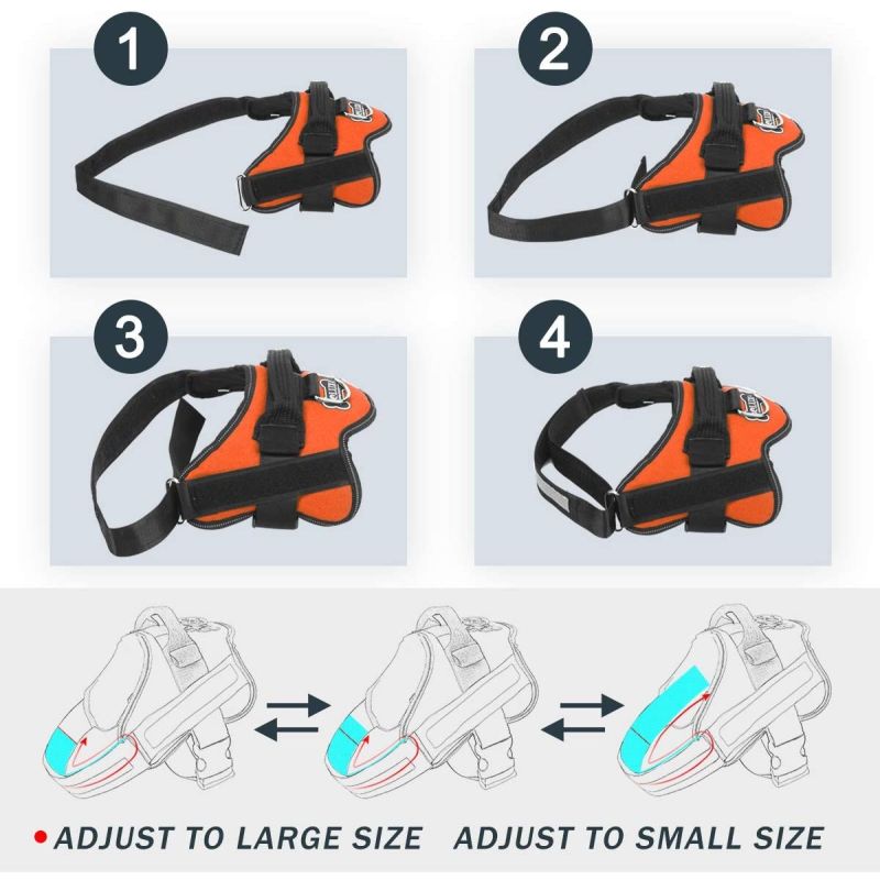 **Psí Postroj No-Pull Reflexní Vesta | Nastavitelná pro Střední Plemena | Bezpečnost & Pohodlí | Venkovní Vybavení pro Psy**