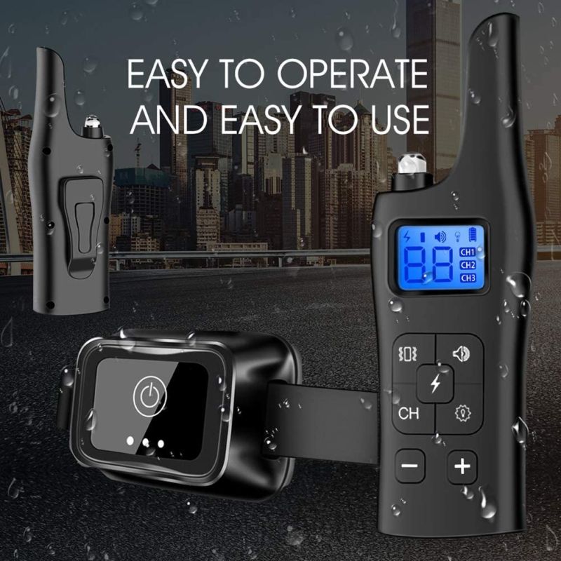 800m Tréninkový Obojek pro Psy X800 | 3 Režimy, Dálkové Ovládání | Korekce Chování pro Všechny Velikosti