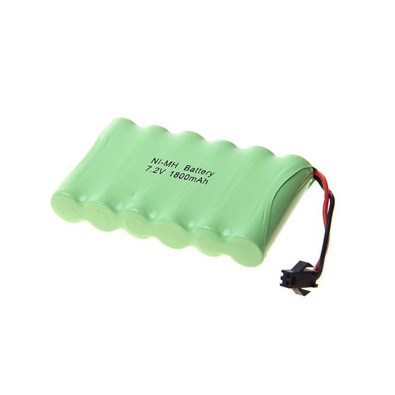 7.2V AA 1800mAh Ni-MH dobíjecí baterie s SM konektorem | Ekologická a vysoce kapacitní pro drony a RC modely