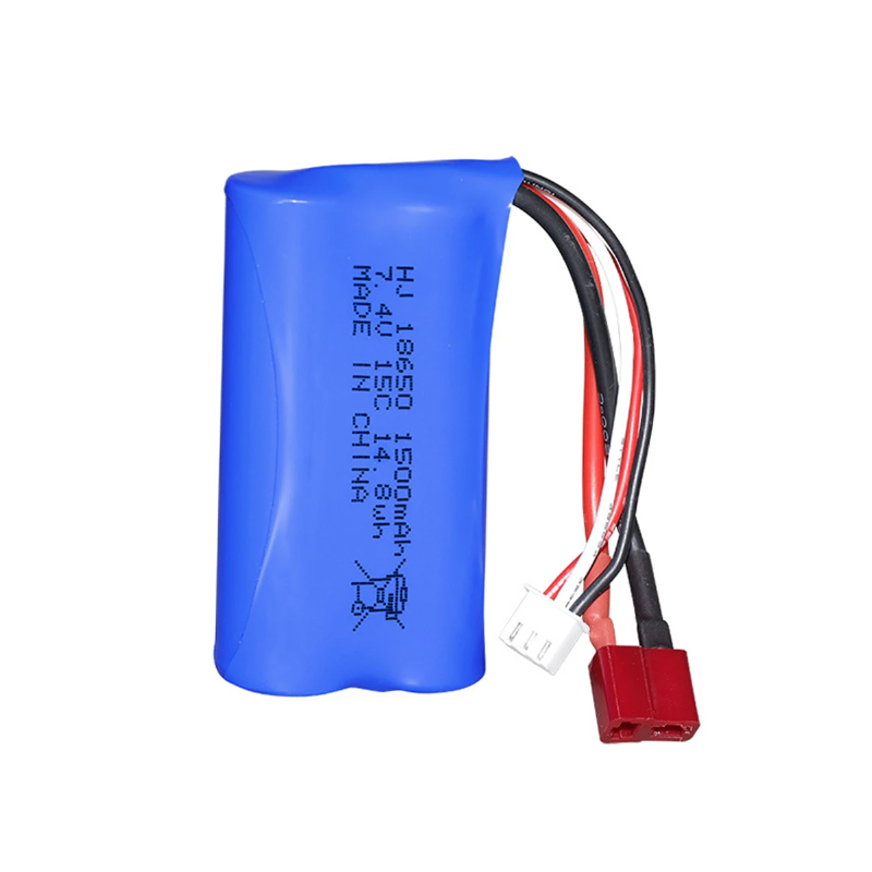 Lehká 7.4V 1500mAh 15C 18650 Li-ion baterie pro drony a RC závody s vysokou kapacitou a stabilním napájením