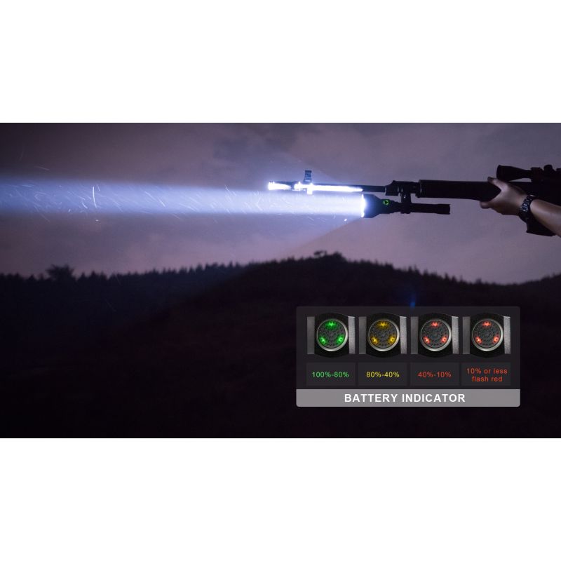 Trustfire T70: Výkonná 2300lm dobíjecí LED svítilna pro kempování, turistiku a lov. Spolehlivé osvětlení!