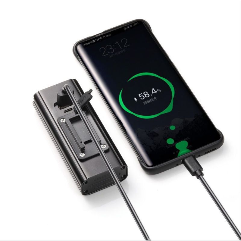 NiteBeam BR08 Cyklistická Světla: 10000 Lumenů, USB Dobíjecí LED Přední Světlo na Kolo pro Noční Jízdu