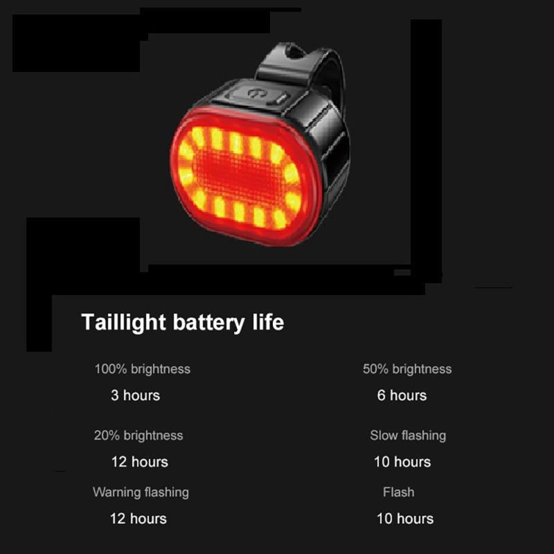 USB Dobíjecí LED Světla na Kolo: Vodotěsné Přední & Zadní Světlo pro Bezpečnou Cyklistiku a Viditelnost