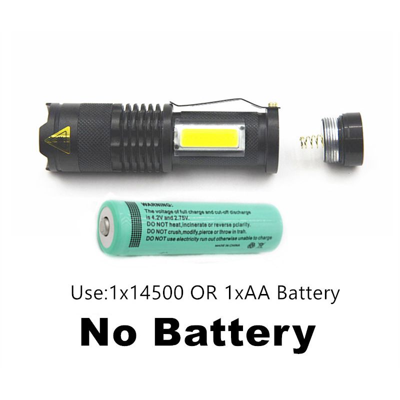 UltraFire SK68 Q5 LED Svítilna: Přenosná Mini ZOOM Svítilna s Dotykovým Jasem pro Kempování a Domácnost