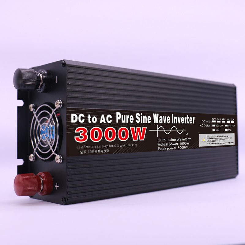 Čistá vlna Měnič napětí 3000W-8000W pro Off-Grid DC 12V/24V na AC 110V/220V Obytný vůz