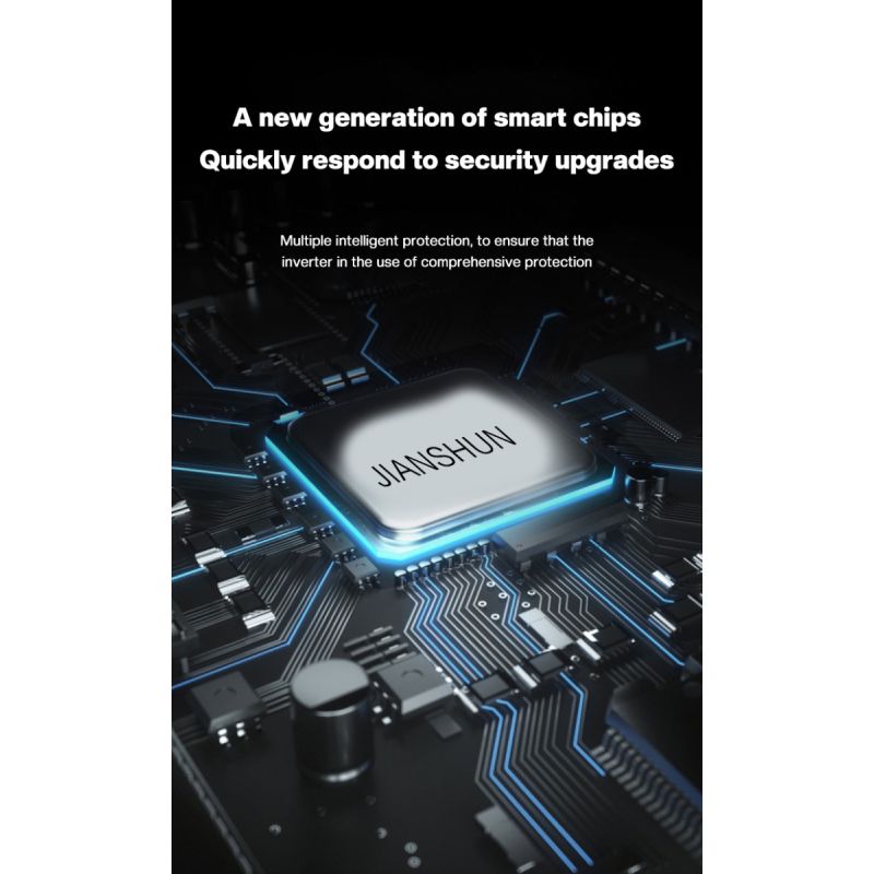 Čistá vlna Měnič napětí 3000W-8000W pro Off-Grid DC 12V/24V na AC 110V/220V Obytný vůz