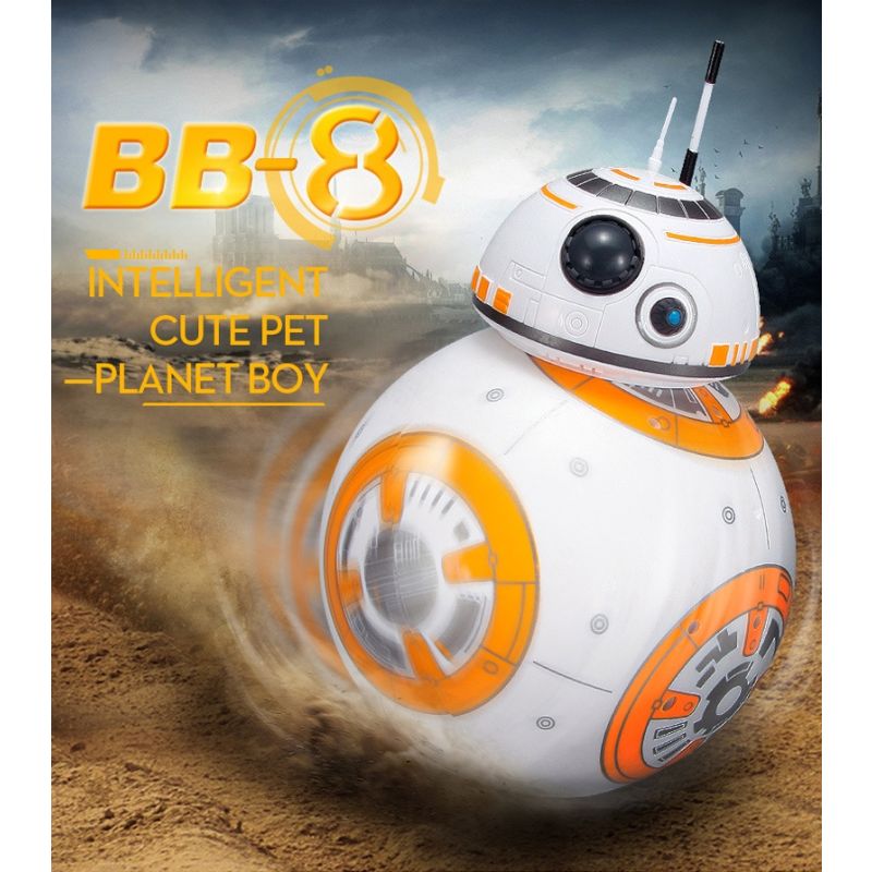 RC BB-8 Star Wars Inteligentní Robot Hračka pro Děti – 360° Rotace, Magnetická Suspenze, Dálkové Ovládání
