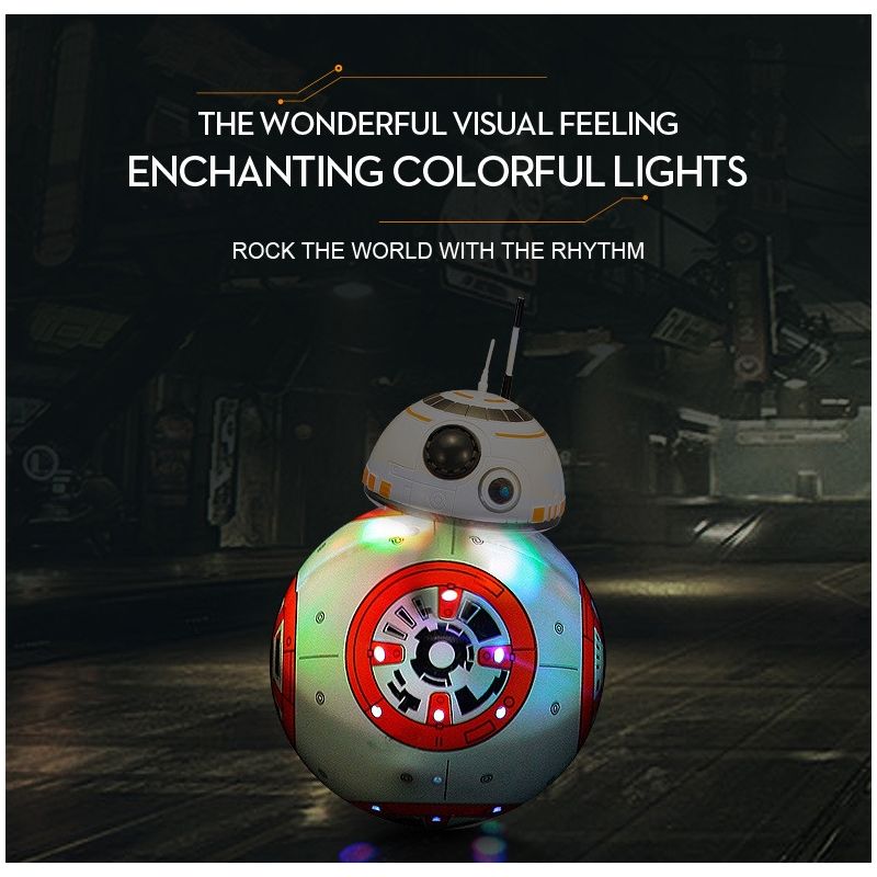 RC BB-8 Star Wars Inteligentní Robot Hračka pro Děti – 360° Rotace, Magnetická Suspenze, Dálkové Ovládání