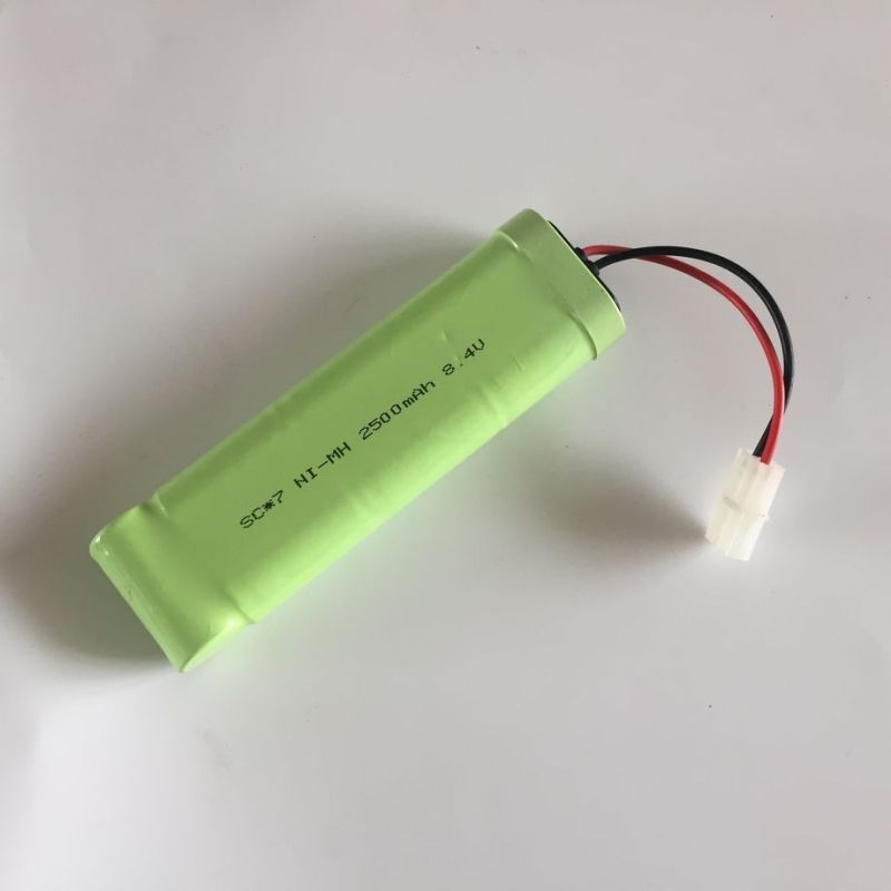 8,4V SC*7 2500mAh Ni-MH dobíjecí baterie pro modely letadel a autíčka ekologická a efektivní dodávka energie