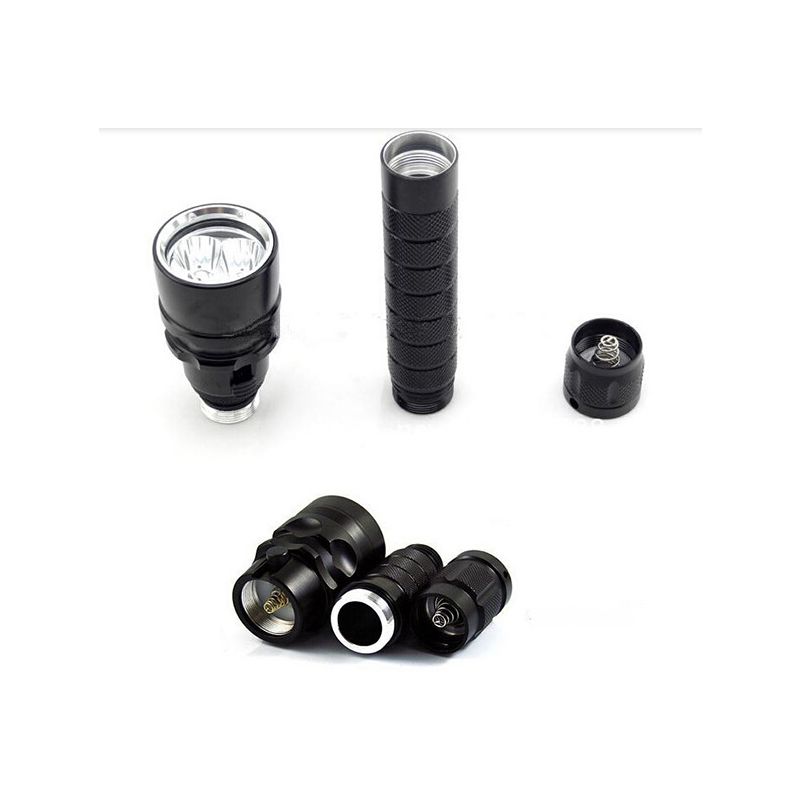 UltraFire 6000 lumenů Vodotesná potápěčská svítilna 100M, robustní eloxovaná hliníková slitina pro dobrodružství