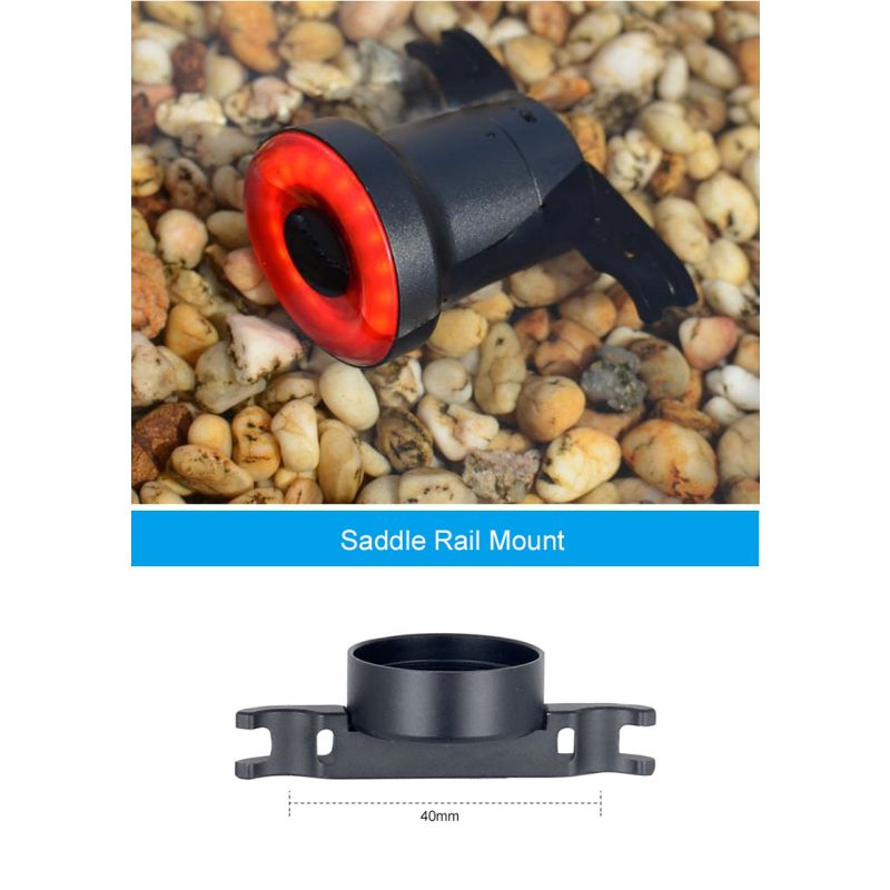 Xlite 0 Inteligentní Cyklistické Zadní Světlo | USB Brzdové Světlo | Super Jasné LED pro Bezpečnost a Viditelnost Cyklisty