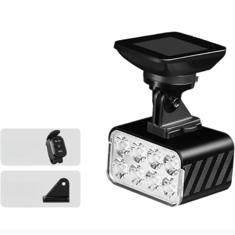 W450 Přední světlo na kolo 1800lm s bezdrátovým dálkovým ovládáním a zvedací funkcí. IPX4, pro bezpečné noční jízdy!