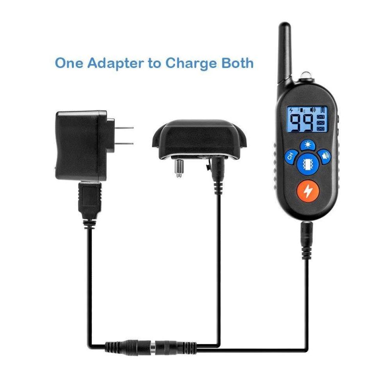 Elektrický výcvikový obojek pro psy 800m dosah | IP67 Vodotěsný obojek s tónem, vibrací | Malé a střední psy