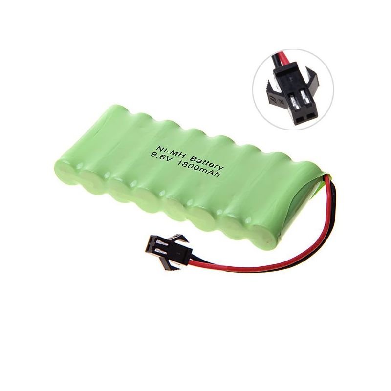 Ekologická 9,6V AA 1800mAh Ni-MH dobíjecí baterie SM konektor pro modely dlouhotrvající výkon