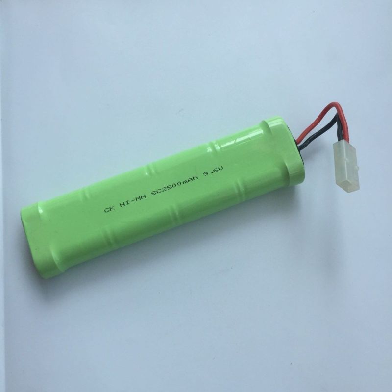 Ekologická 9,6V SC*8 2500mAh Ni-MH baterie pro RC auta modelářská letadla prodloužená doba provozu
