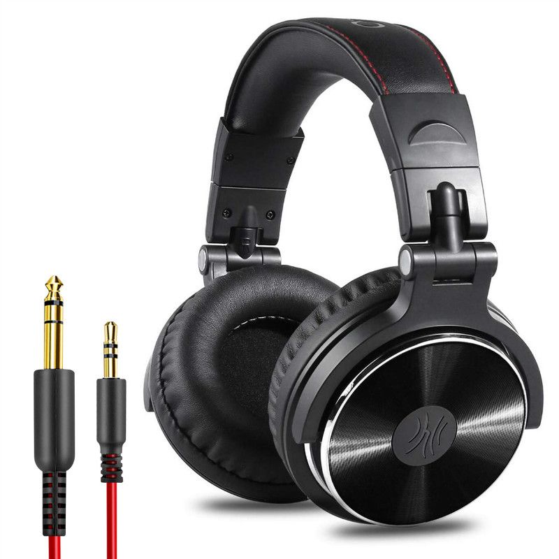 Oneodio Pro-10 černá DJ sluchátka HiFi monitor pro audiofily 50mm měniče pohodlí a izolace skládací design