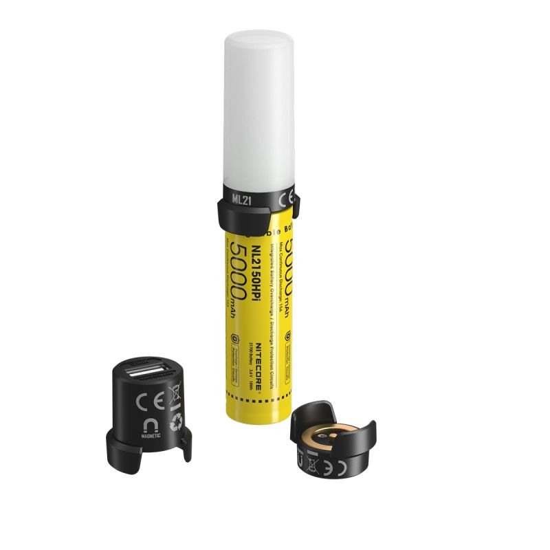 NITECORE 21700 inteligentní bateriový systém 5000mAh magnetická technologie pro milovníky outdooru