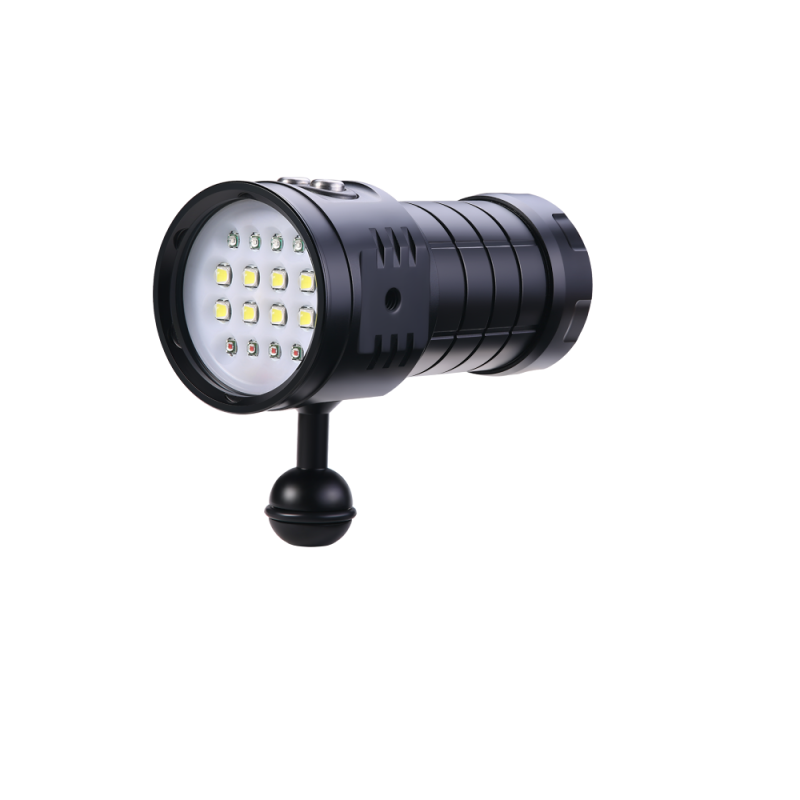 C16 Potápěčská LED svítilna 100M Vodotěsná – Výkonné podvodní osvětlení pro dobrodružství C-nabíjení