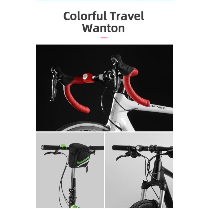 ROCKBROS Elektrický Cyklo Zvonek 110 dB – Vodotěsný MTB Doplněk pro bezpečnou jízdu! Esenciální k personalizaci.