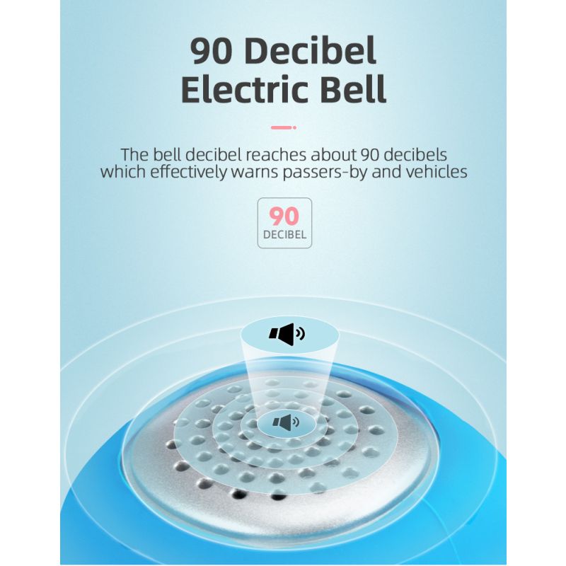 ROCKBROS Elektrický Cyklo Zvonek 110 dB – Vodotěsný MTB Doplněk pro bezpečnou jízdu! Esenciální k personalizaci.