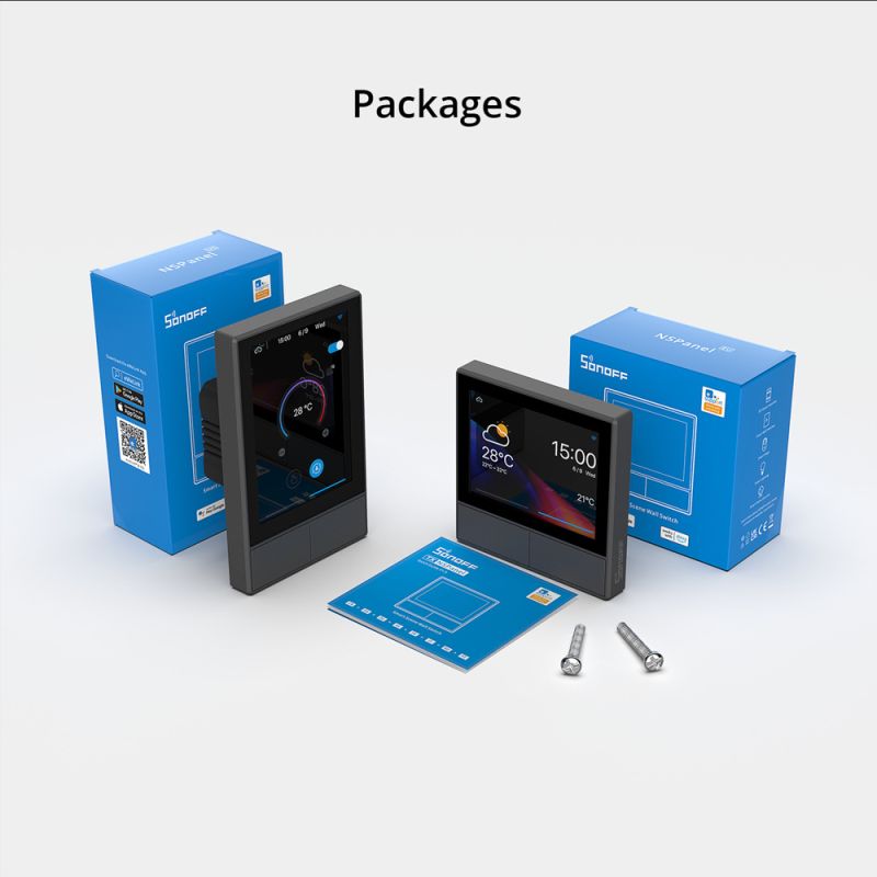 SONOFF NSPanel: Inteligentní WiFi přepínač vše-v-jednom ovládání pro chytrou domácnost s dotykovou obrazovkou, Alexa