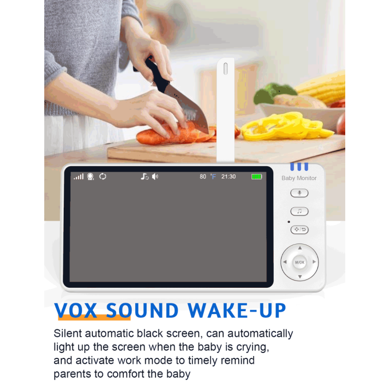 ABM501 Video Chůvička 2.4G Bezdrátová s 5.0