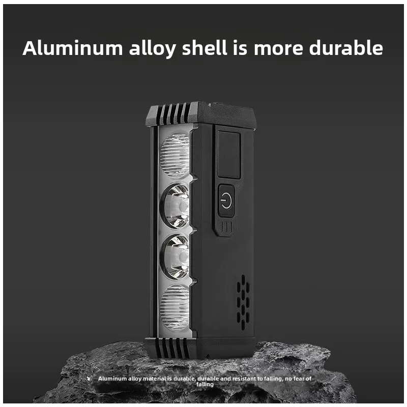 ACRUNU LED světlo na kolo 4000lm, USB dobíjecí. 4 režimy pro viditelnost a bezpečnost na kole.