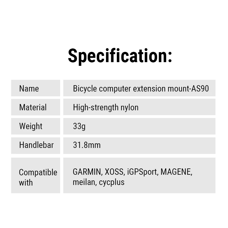 TOWILD AS90: Prodloužený držák řídítek pro Garmin & Světlo. Odolný, snadná montáž!