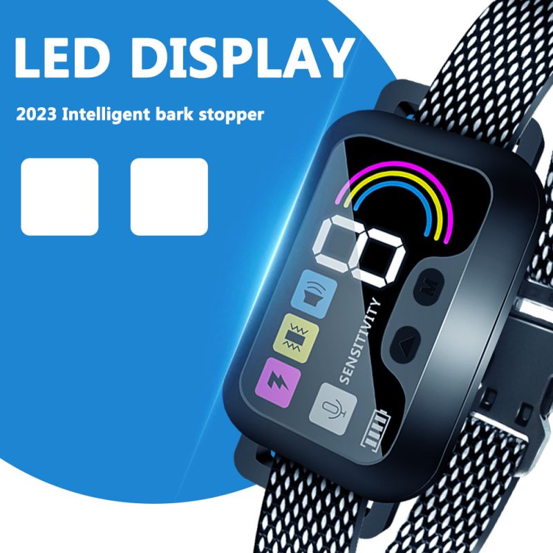Chytrý Vodotěsný Dobíjecí Obojek Proti Štěkání PSŮ PuPoPan - Účinný Trénink & Klidné Prostředí