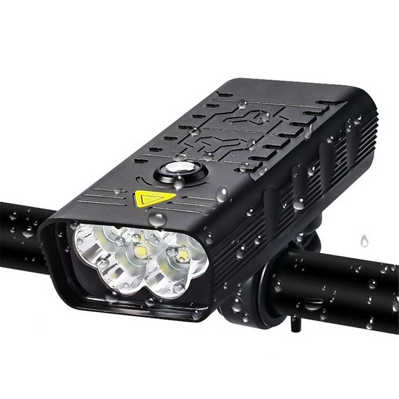 TK5 Přední světla jízdních kol 5X T6 5000 lumenů USB dobíjecí světlomet pro noční jízdu super jasný