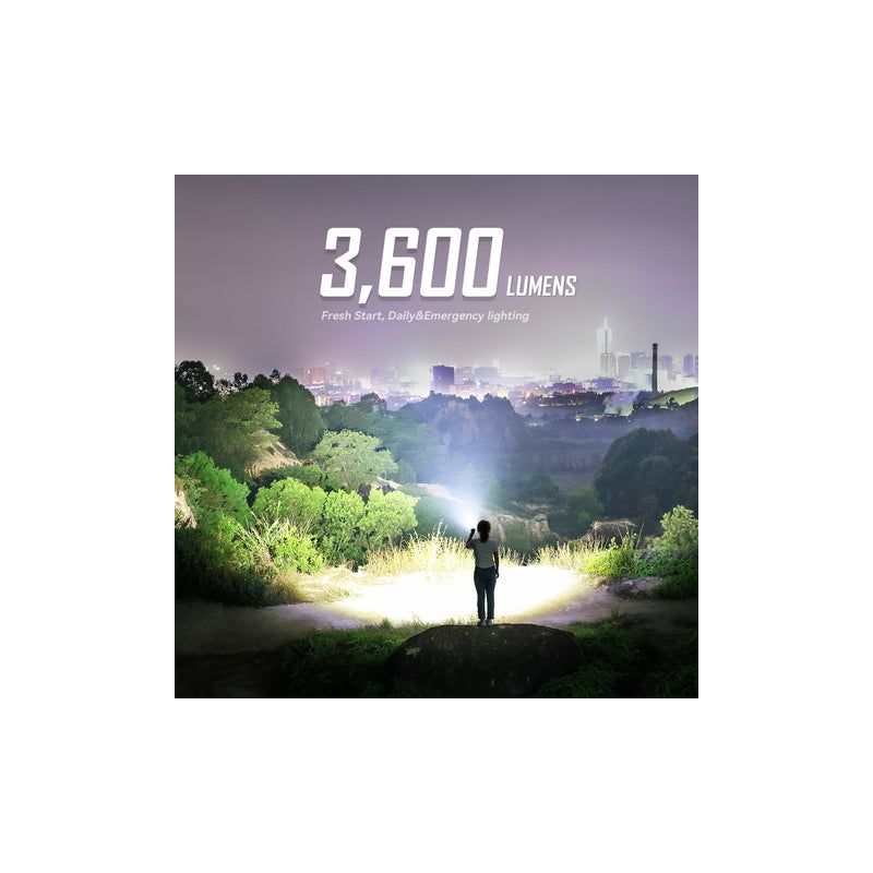 IMALENT BL50: 3600lm LED svítilna s UV, OLED displejem a Type-C dobíjením pro dobrodružství & domov