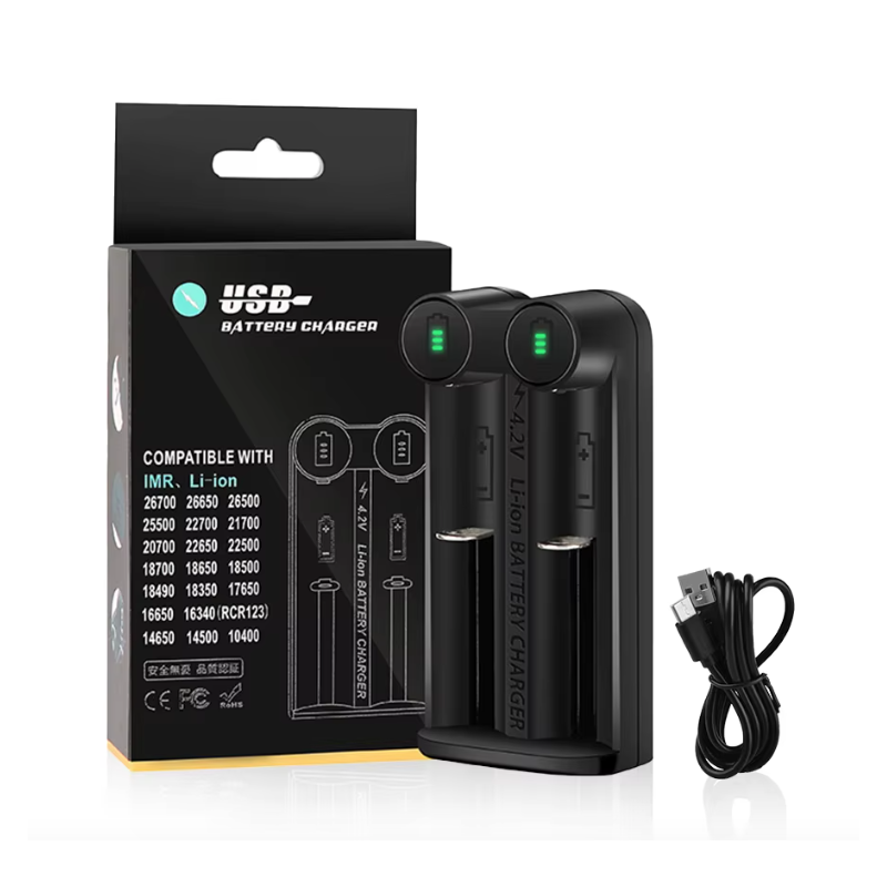 Inteligentní Nabíječka 21700 pro 18650, 14500, CR123A – Bezpečnostní MCU Technologie a Nezávislé Sloty