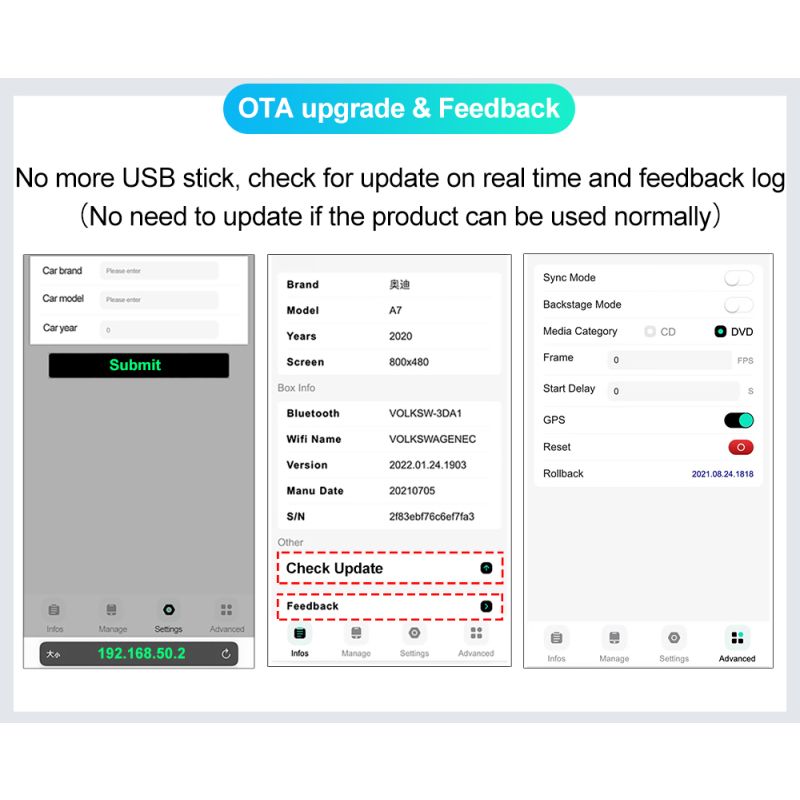 CarlinKit 4.0 Bezdrátový CarPlay Box & Android Auto Adaptér pro Audi, VW, Kia – Plug and Play Upgrade!