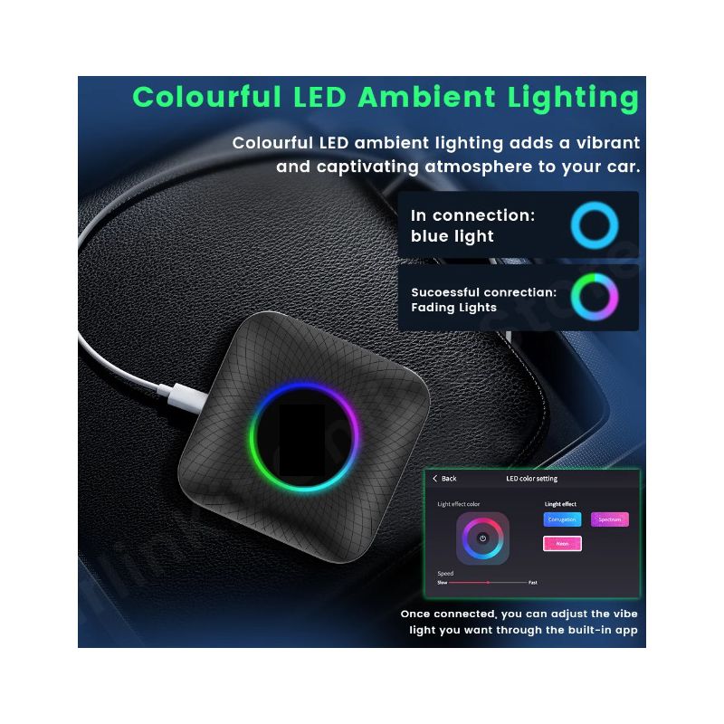 CarlinKit Chytrá TV krabička pro auta | CarPlay Ai Box Android 13 | Auto zábava s YouTube & Netflix