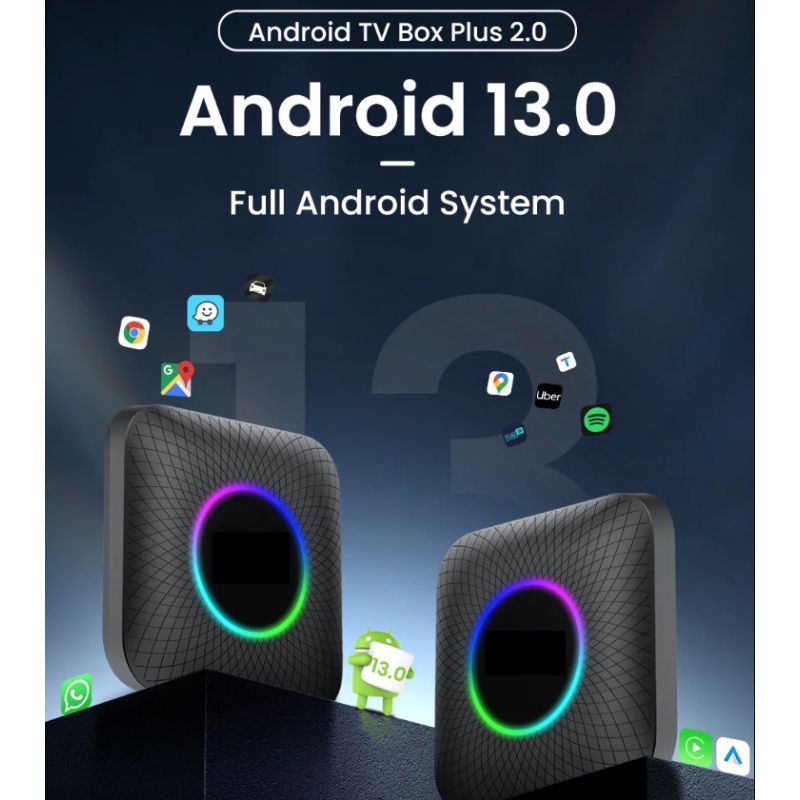 CarlinKit Chytrá TV krabička pro auta | CarPlay Ai Box Android 13 | Auto zábava s YouTube & Netflix