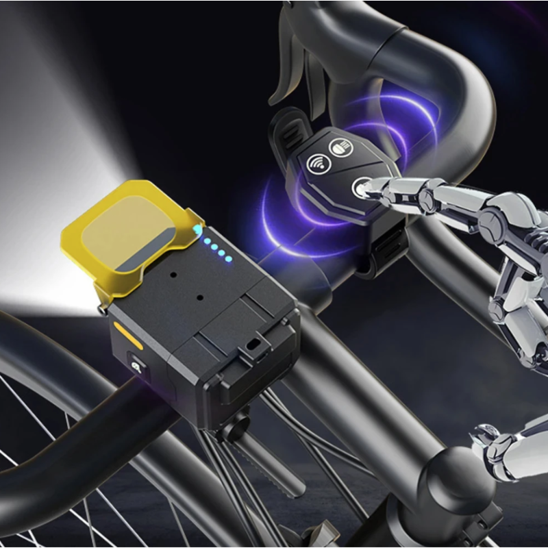 Nitebeam 30W Přední Světlo na Kolo s Bezdrátovým Dálkovým Ovládáním | Silné Osvětlení & Robustní Hliníková Konstrukce Pro Bezpečnost Jízdy | Nové Cyklistické Doplňky