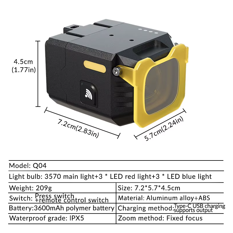 Nitebeam 30W Přední Světlo na Kolo s Bezdrátovým Dálkovým Ovládáním | Silné Osvětlení & Robustní Hliníková Konstrukce Pro Bezpečnost Jízdy | Nové Cyklistické Doplňky