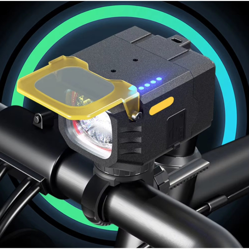 Nitebeam 30W Přední Světlo na Kolo s Bezdrátovým Dálkovým Ovládáním | Silné Osvětlení & Robustní Hliníková Konstrukce Pro Bezpečnost Jízdy | Nové Cyklistické Doplňky