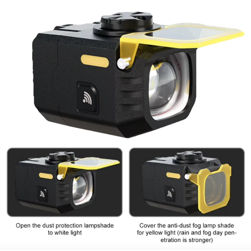 Nitebeam 30W Přední Světlo na Kolo s Bezdrátovým Dálkovým Ovládáním | Silné Osvětlení & Robustní Hliníková Konstrukce Pro Bezpečnost Jízdy | Nové Cyklistické Doplňky