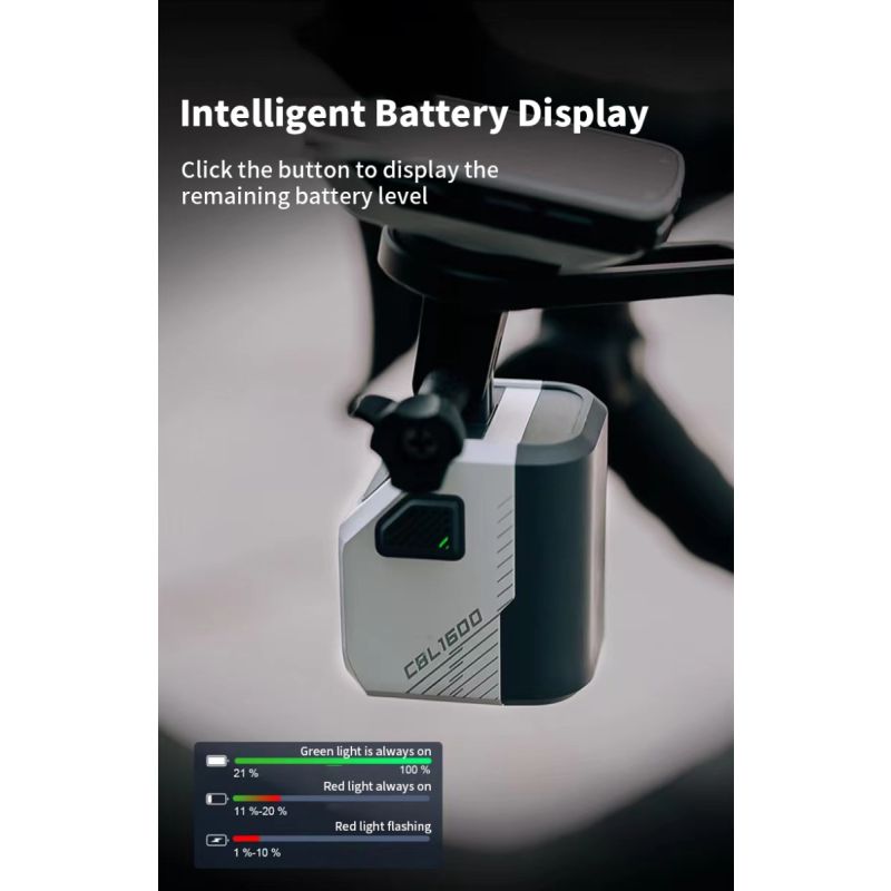 Magicshine CBL1600 Přední LED MTB světlo na kolo 1600 lumenů | Dálkové ovládání Cyklistická bezpečnost Noční jízda!