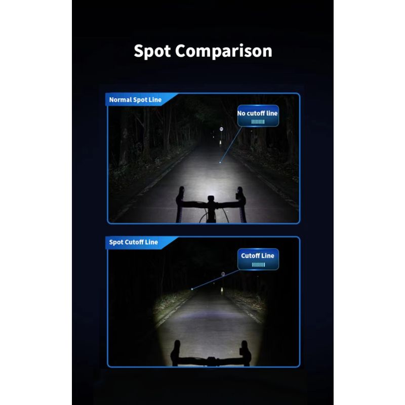 Magicshine CBL1600 Přední LED MTB světlo na kolo 1600 lumenů | Dálkové ovládání Cyklistická bezpečnost Noční jízda!