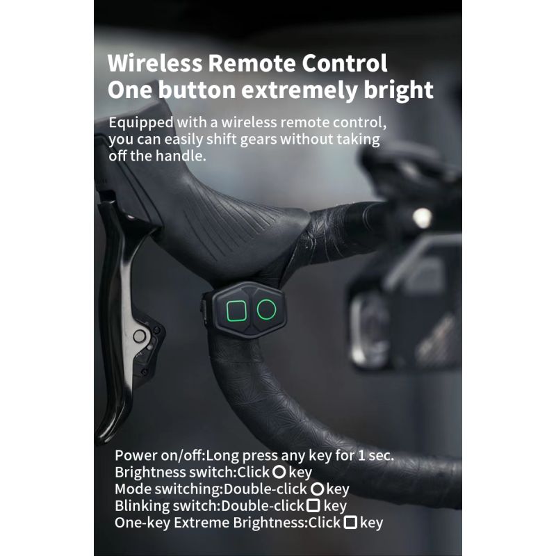 Magicshine CBL1600 Přední LED MTB světlo na kolo 1600 lumenů | Dálkové ovládání Cyklistická bezpečnost Noční jízda!