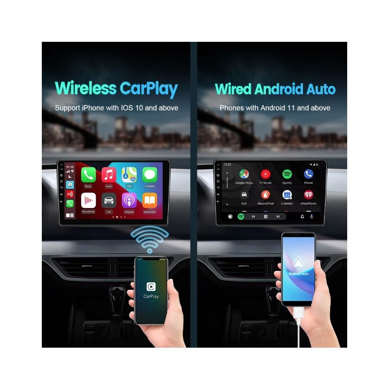 CarlinKit USB CarPlay Dongle & Bezdrátové Android Auto AI Box | Snadná Instalace & Handsfree Volání