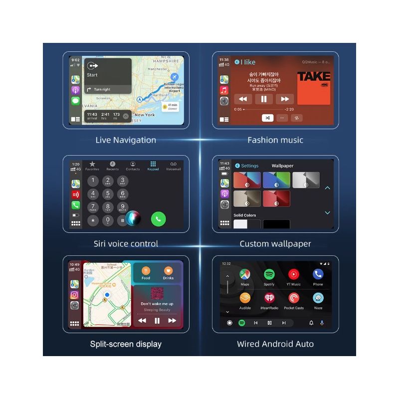 CarlinKit USB CarPlay Dongle & Bezdrátové Android Auto AI Box | Snadná Instalace & Handsfree Volání