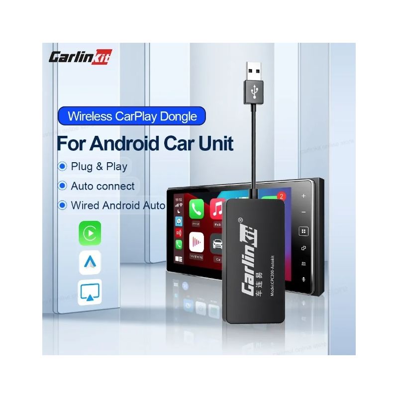 CarlinKit USB CarPlay Dongle & Bezdrátové Android Auto AI Box | Snadná Instalace & Handsfree Volání