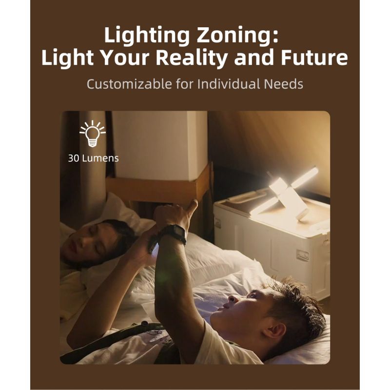 Klarus CL2 Skládací Kempingové Světlo 750 Lumenů - Péče o Oči, 7 Režimů pro Vnitřní i Venkovní Osvětlení