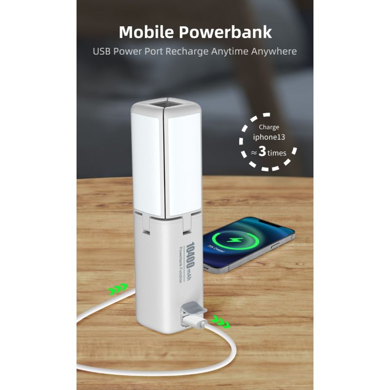 Klarus CL2 Skládací Kempingové Světlo 750 Lumenů - Péče o Oči, 7 Režimů pro Vnitřní i Venkovní Osvětlení