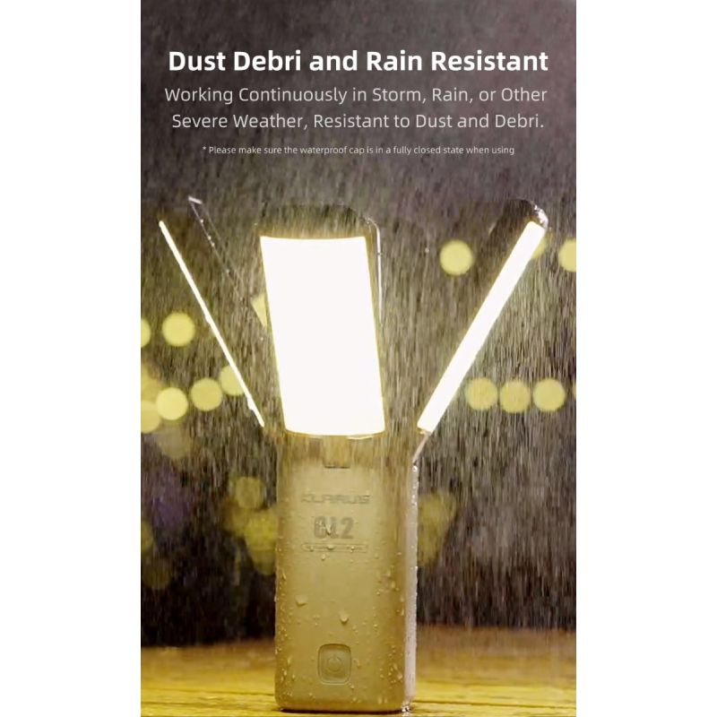 Klarus CL2 Skládací Kempingové Světlo 750 Lumenů - Péče o Oči, 7 Režimů pro Vnitřní i Venkovní Osvětlení