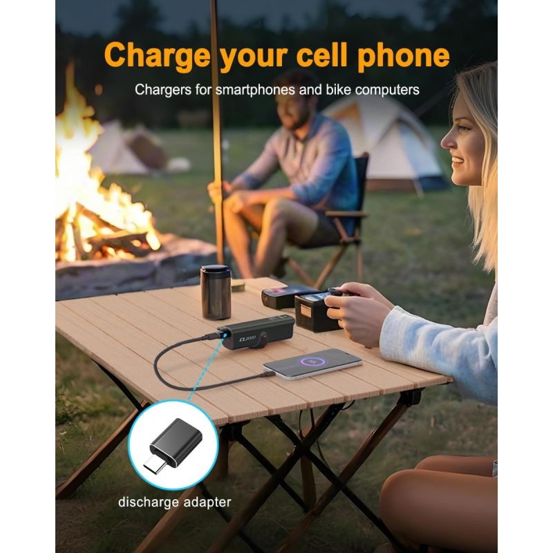 TOWILD CL2000 Přední světlo na kolo 2000LM | Super Jasné, Vodotěsné pro MTB/Silniční noční jízdu a viditelnost